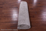Contemporary Hand Knotted Wool & Silk Rug - 8' 11" X 11' 10" - Golden Nile