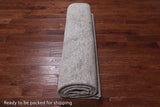 Contemporary Hand Knotted Wool & Silk Rug - 8' 11" X 11' 10"