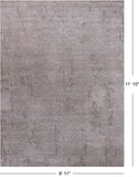 Contemporary Hand Knotted Wool & Silk Rug - 8' 11" X 11' 10"