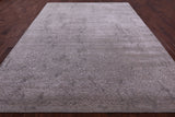Contemporary Hand Knotted Wool & Silk Rug - 8' 11" X 11' 10" - Golden Nile