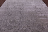 Contemporary Hand Knotted Wool & Silk Rug - 8' 11" X 11' 10" - Golden Nile