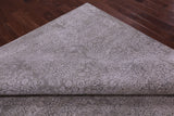 Contemporary Hand Knotted Wool & Silk Rug - 8' 11" X 11' 10" - Golden Nile