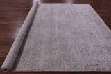 Contemporary Hand Knotted Wool & Silk Rug - 8' 11" X 11' 10" - Golden Nile