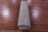 Grey Persian Fine Serapi Hand Knotted Wool Rug - 8' 9" X 12' 1" - Golden Nile