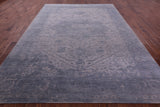Grey Persian Fine Serapi Hand Knotted Wool Rug - 8' 9" X 12' 1" - Golden Nile