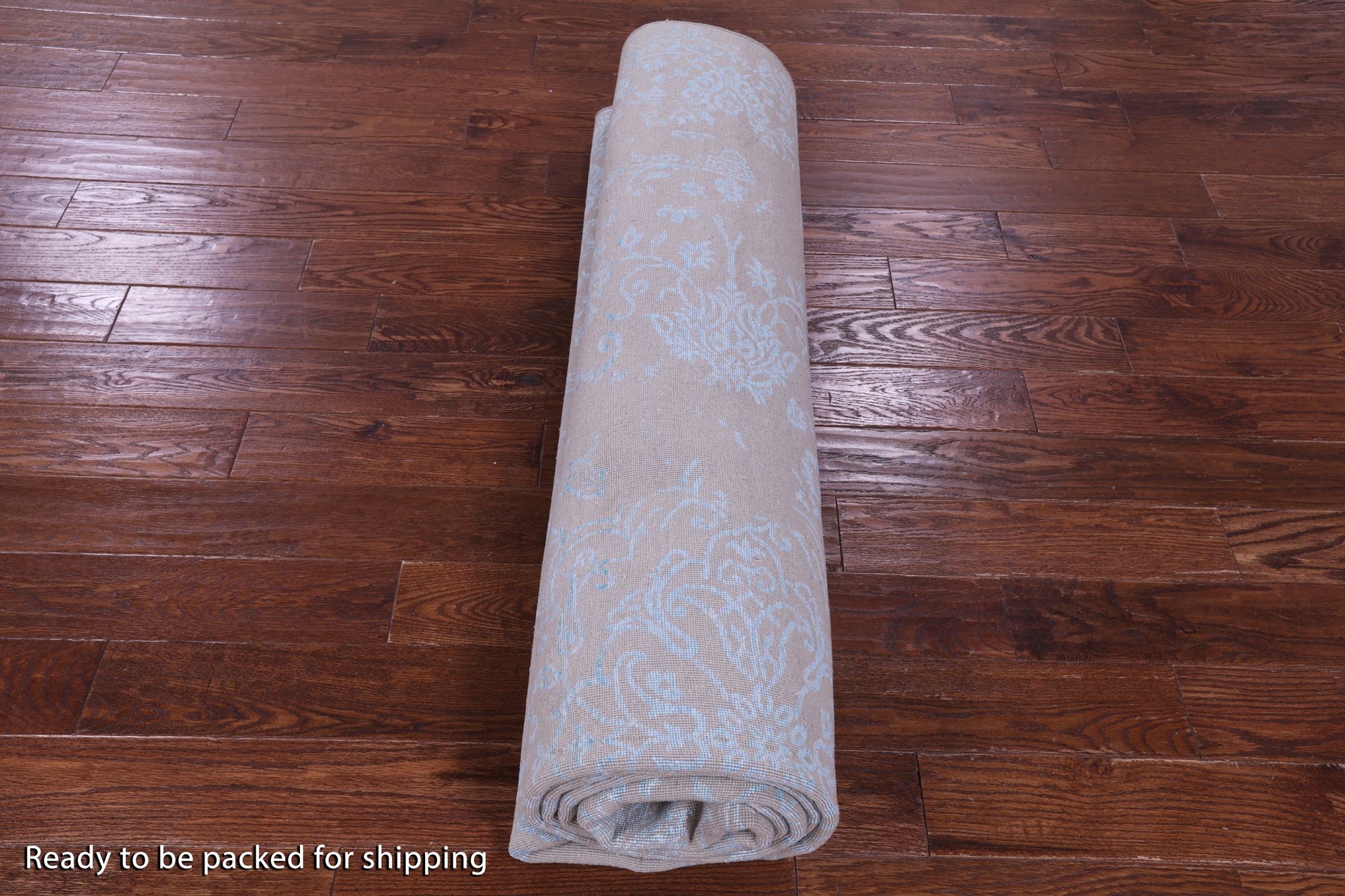 Grey Persian Tabriz Hand Knotted Wool & Silk Rug - 8' 10" X 11' 11" - Golden Nile