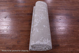 Grey Persian Tabriz Hand Knotted Wool & Silk Rug - 8' 10" X 12' 1" - Golden Nile