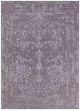 Grey Persian Tabriz Hand Knotted Wool & Silk Rug - 8' 10" X 12' 1" - Golden Nile