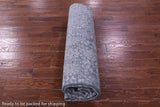Blue Persian Tabriz Hand Knotted Wool & Silk Rug - 8' 10" X 12' 3" - Golden Nile
