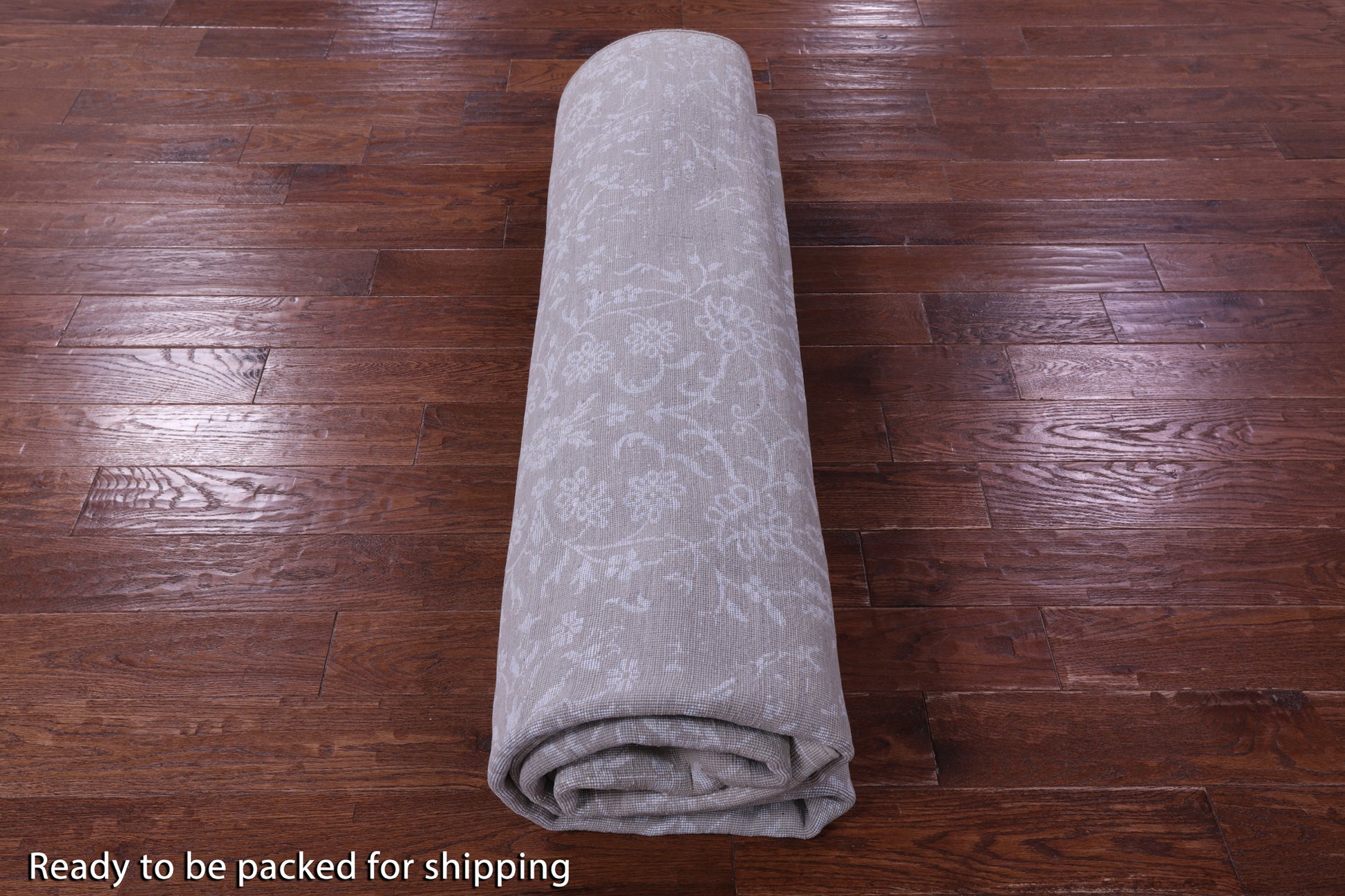 Grey Persian Tabriz Hand Knotted Wool & Silk Rug - 8' 11" X 12' 5" - Golden Nile