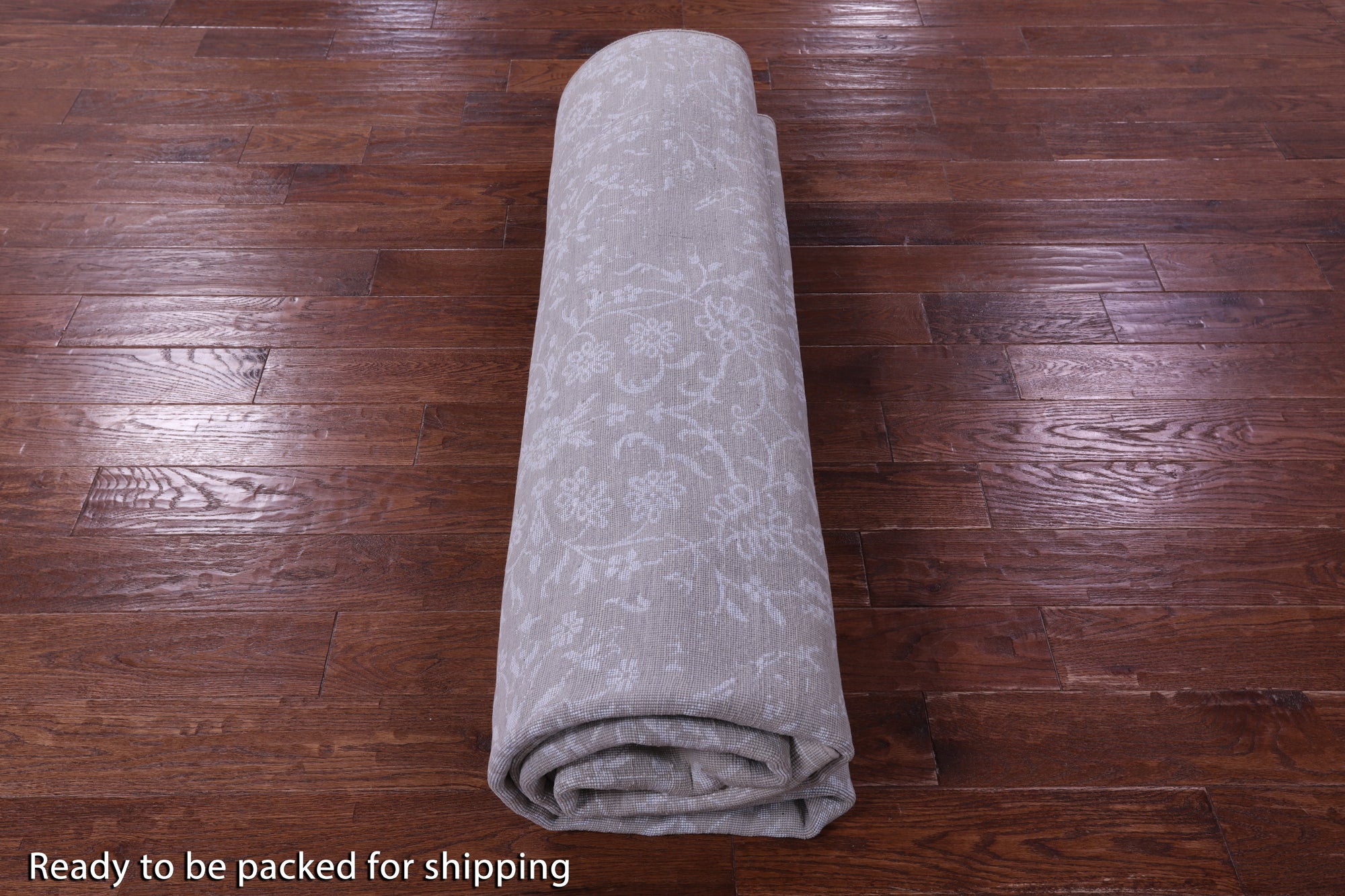 Grey Persian Tabriz Hand Knotted Wool & Silk Rug - 8' 11" X 12' 5" - Golden Nile