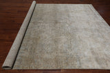 SUPER SALE Contemporary Hand Knotted Wool & Silk Rug - 9' 0" X 11' 8"