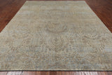 SUPER SALE Contemporary Hand Knotted Wool & Silk Rug - 9' 0" X 11' 8"