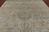SUPER SALE Contemporary Hand Knotted Wool & Silk Rug - 9' 0" X 11' 8"