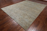 SUPER SALE Contemporary Hand Knotted Wool & Silk Rug - 9' 0" X 11' 8"