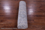 Grey Persian Tabriz Hand Knotted Wool & Silk Rug - 8' 10" X 11' 10" - Golden Nile