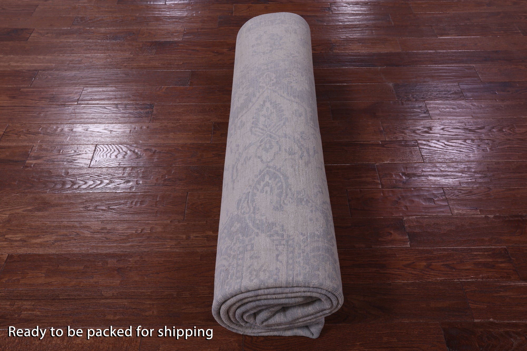 Grey Persian Fine Serapi Hand Knotted Wool Rug - 8' 10" X 11' 11" - Golden Nile
