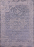 Grey Persian Fine Serapi Hand Knotted Wool Rug - 8' 10" X 11' 11" - Golden Nile
