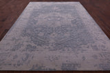 Grey Persian Fine Serapi Hand Knotted Wool Rug - 8' 10" X 11' 11" - Golden Nile