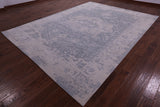 Grey Persian Fine Serapi Hand Knotted Wool Rug - 8' 10" X 11' 11" - Golden Nile