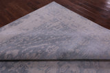 Grey Persian Fine Serapi Hand Knotted Wool Rug - 8' 10" X 11' 11" - Golden Nile