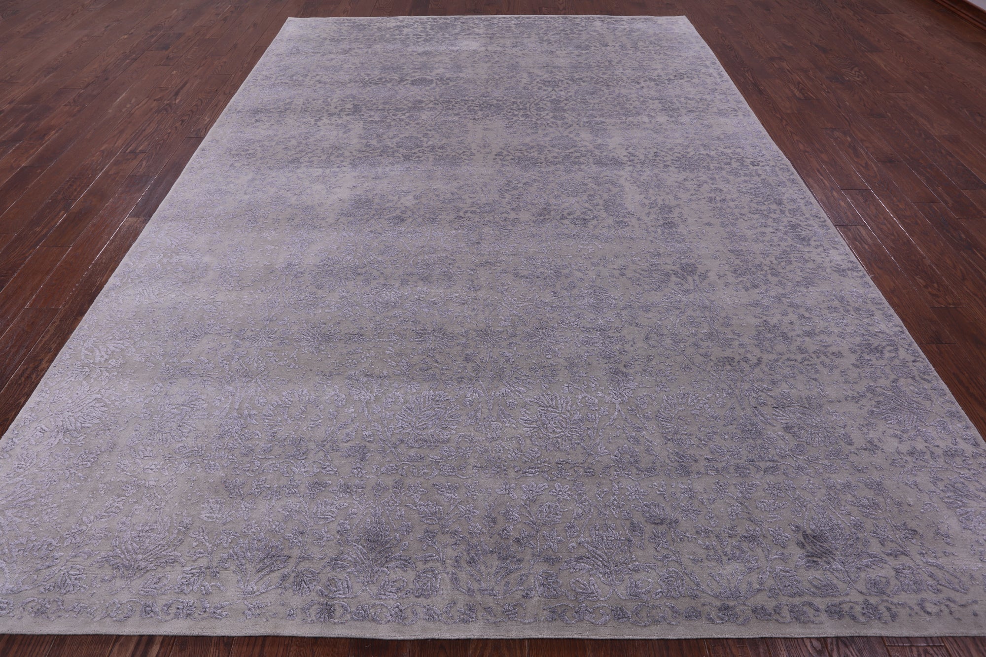 Persian Tabriz Hand Knotted Wool & Silk Rug - 8' 10" X 12' 0" - Golden Nile