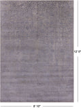 SUPER SALE Persian Tabriz Hand Knotted Wool & Silk Rug - 8' 10" X 12' 0"