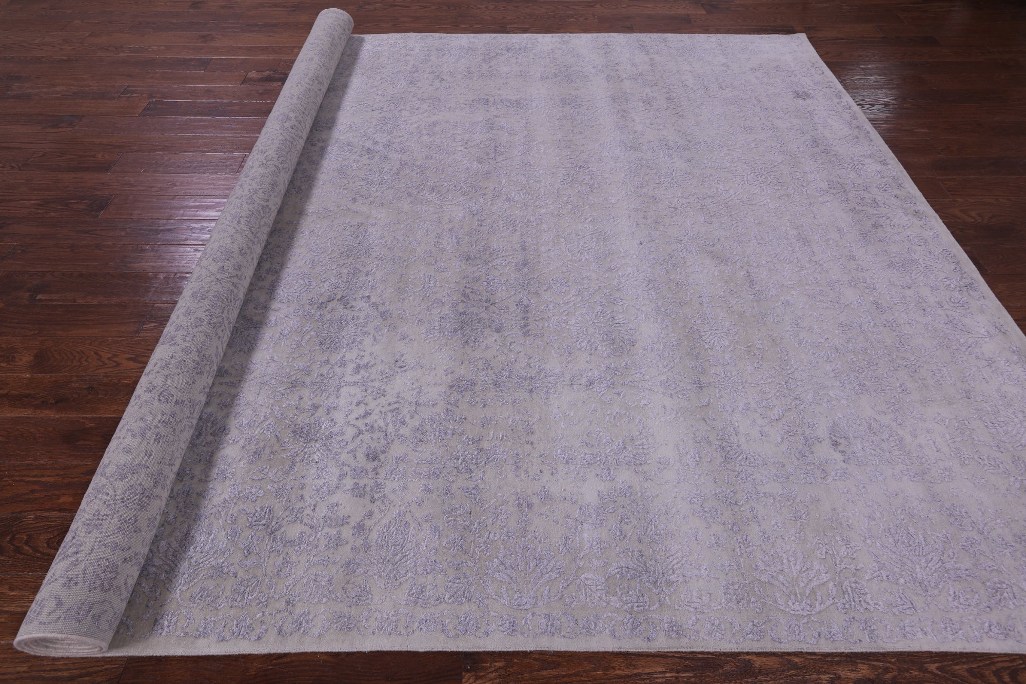 Persian Tabriz Hand Knotted Wool & Silk Rug - 8' 10" X 12' 0" - Golden Nile