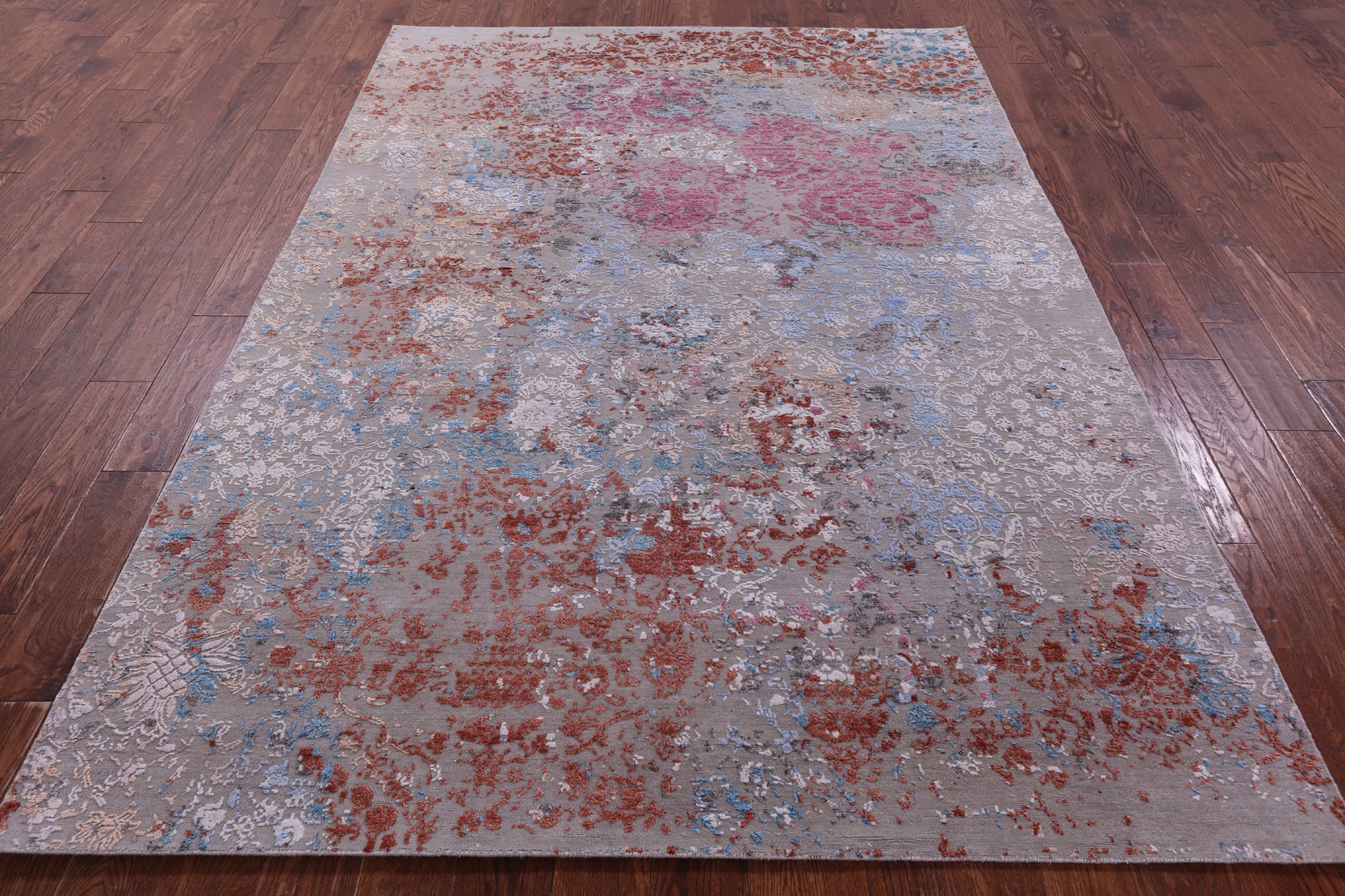 Persian Tabriz Handmade Wool & Silk Rug - 6' 0" X 8' 9" - Golden Nile