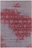 Abstract Contemporary Hand Knotted Wool & Silk Rug - 6' 0" X 8' 11" - Golden Nile