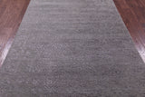 Grey Contemporary Hand Knotted Wool & Silk Rug - 4' 10" X 7' 9" - Golden Nile