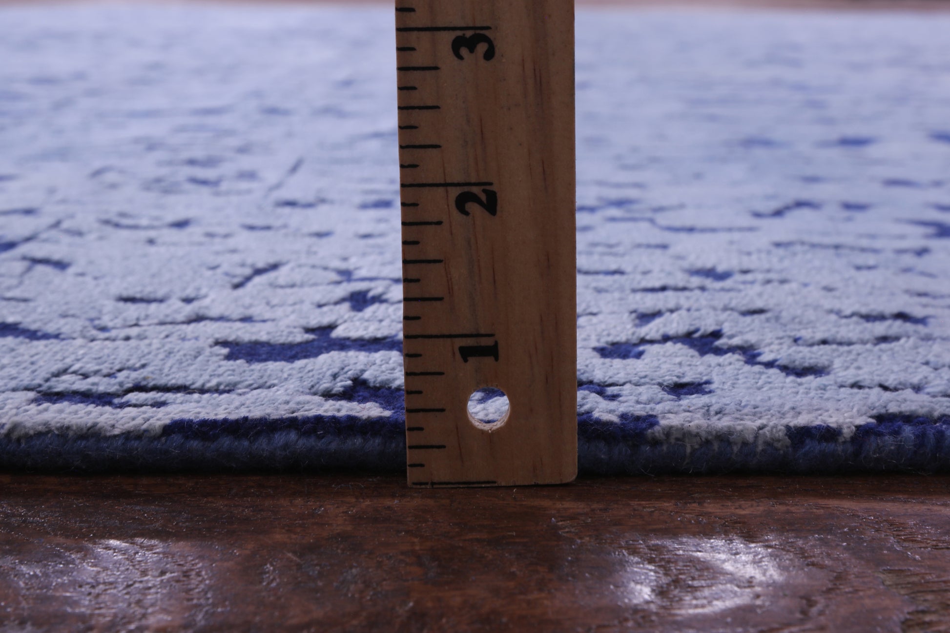 Blue Abstract Contemporary Handmade Wool & Silk Rug - 8' 11" X 12' 0" - Golden Nile