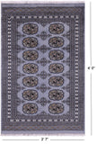 Bokhara Hand Knotted Wool Rug - 2' 7" X 4' 0" - Golden Nile