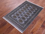 Bokhara Hand Knotted Wool Rug - 2' 7" X 4' 0" - Golden Nile