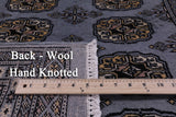 Bokhara Hand Knotted Wool Rug - 2' 7" X 4' 0" - Golden Nile