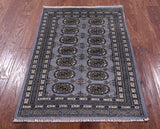 Bokhara Handmade Wool Rug - 2' 8" X 3' 10" - Golden Nile