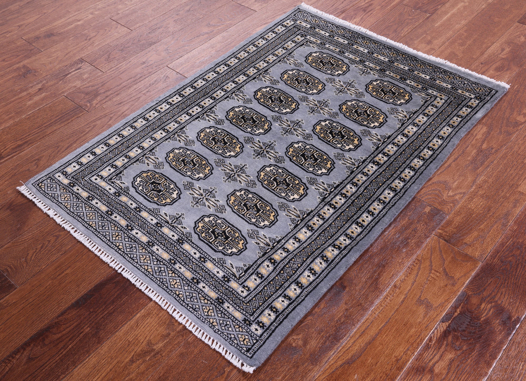 Bokhara Handmade Wool Rug - 2' 8" X 3' 10" - Golden Nile