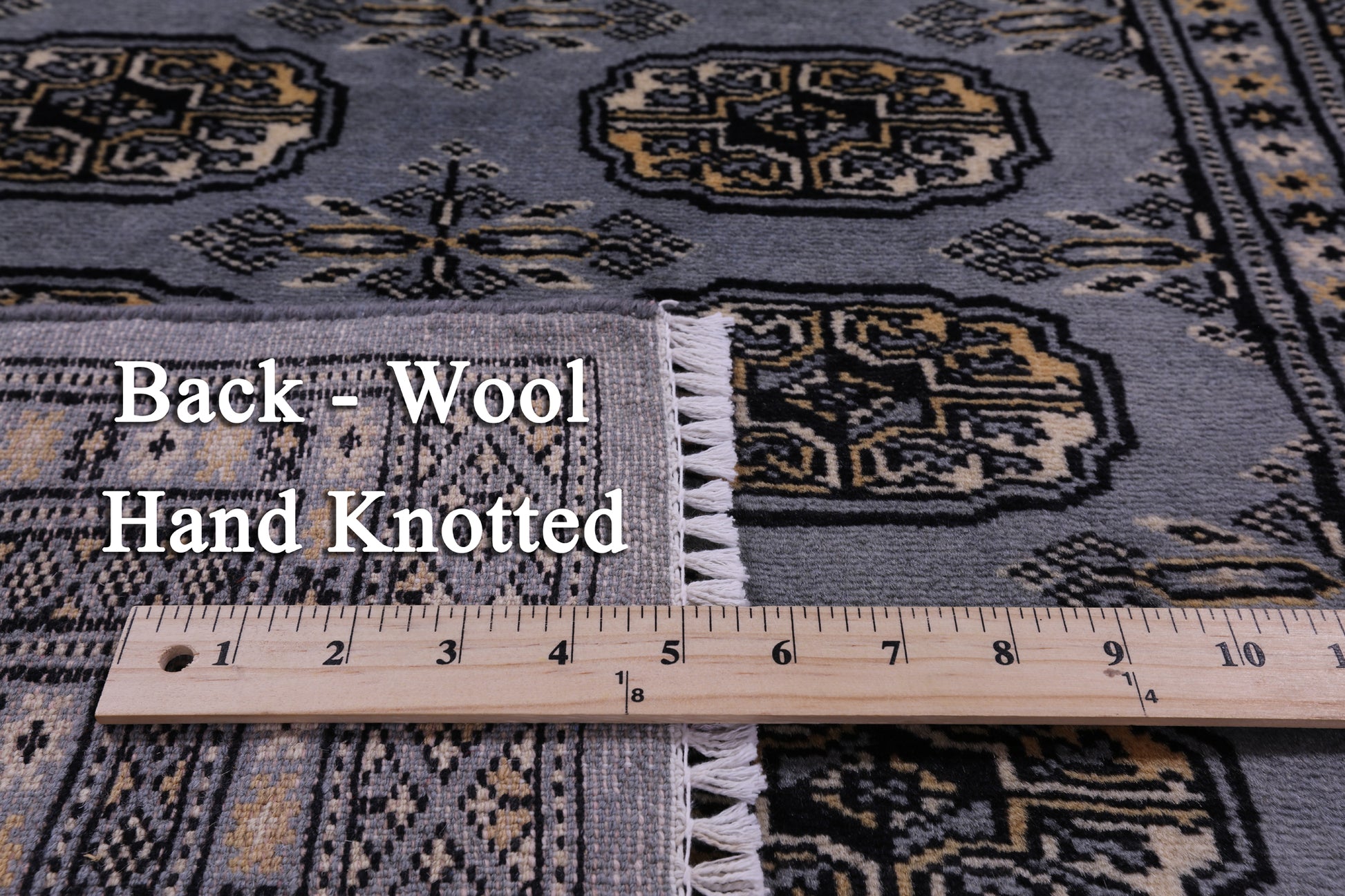 Bokhara Handmade Wool Rug - 2' 8" X 3' 10" - Golden Nile