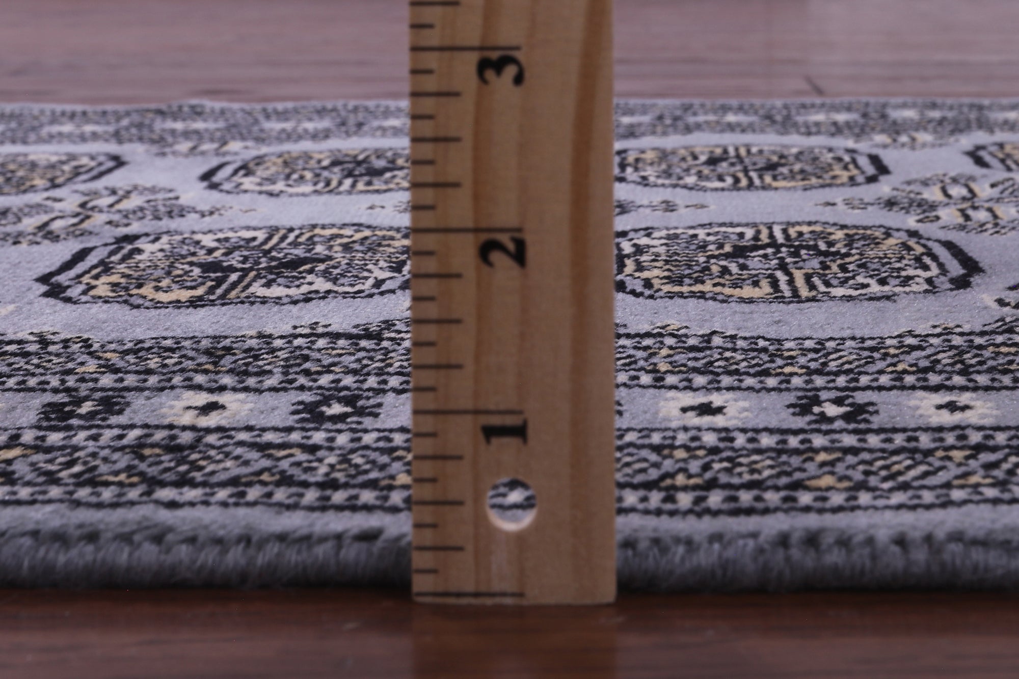 Bokhara Hand Knotted Wool Rug - 2' 6" X 4' 2" - Golden Nile