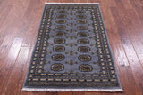 Bokhara Hand Knotted Wool Rug - 3' 1" X 5' 1" - Golden Nile