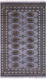 Bokhara Hand Knotted Wool Rug - 3' 1" X 5' 1" - Golden Nile