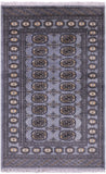 Bokhara Handmade Wool Rug - 3' 1" X 4' 10" - Golden Nile
