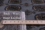 Bokhara Hand Knotted Wool Rug - 3' 2" X 4' 11" - Golden Nile