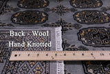 Bokhara Hand Knotted Wool Rug - 3' 0" X 4' 9" - Golden Nile