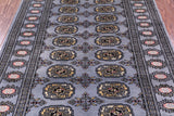 Bokhara Hand Knotted Wool Rug - 3' 0" X 4' 5" - Golden Nile