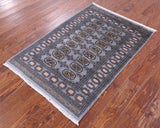 Bokhara Hand Knotted Wool Rug - 3' 0" X 4' 5" - Golden Nile