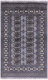 Bokhara Hand Knotted Wool Rug - 3' 1" X 4' 10" - Golden Nile
