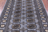 Bokhara Hand Knotted Wool Rug - 3' 1" X 4' 10" - Golden Nile