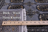 Bokhara Hand Knotted Wool Rug - 3' 1" X 4' 10" - Golden Nile
