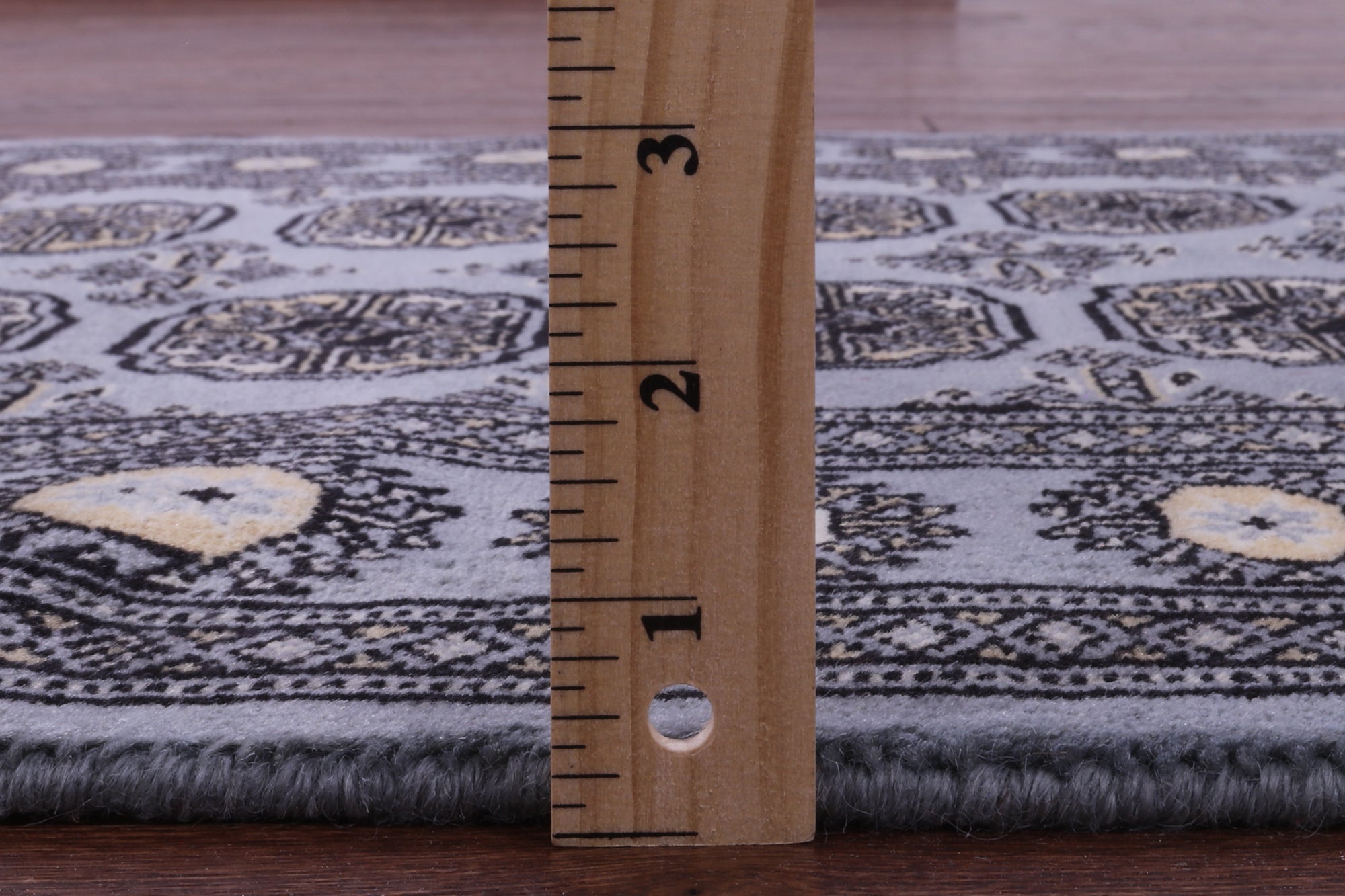 Bokhara Hand Knotted Wool Rug - 3' 1" X 4' 10" - Golden Nile